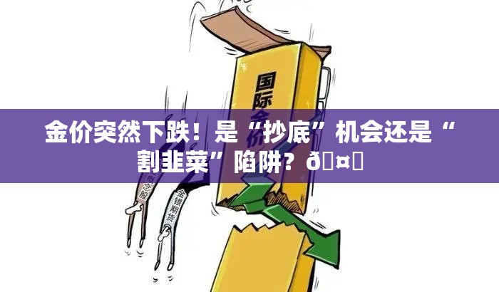 金价突然下跌！是“抄底”机会还是“割韭菜”陷阱？🤔